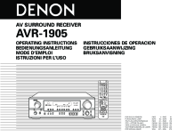 Denon AVR-1905-Owners-Manual 